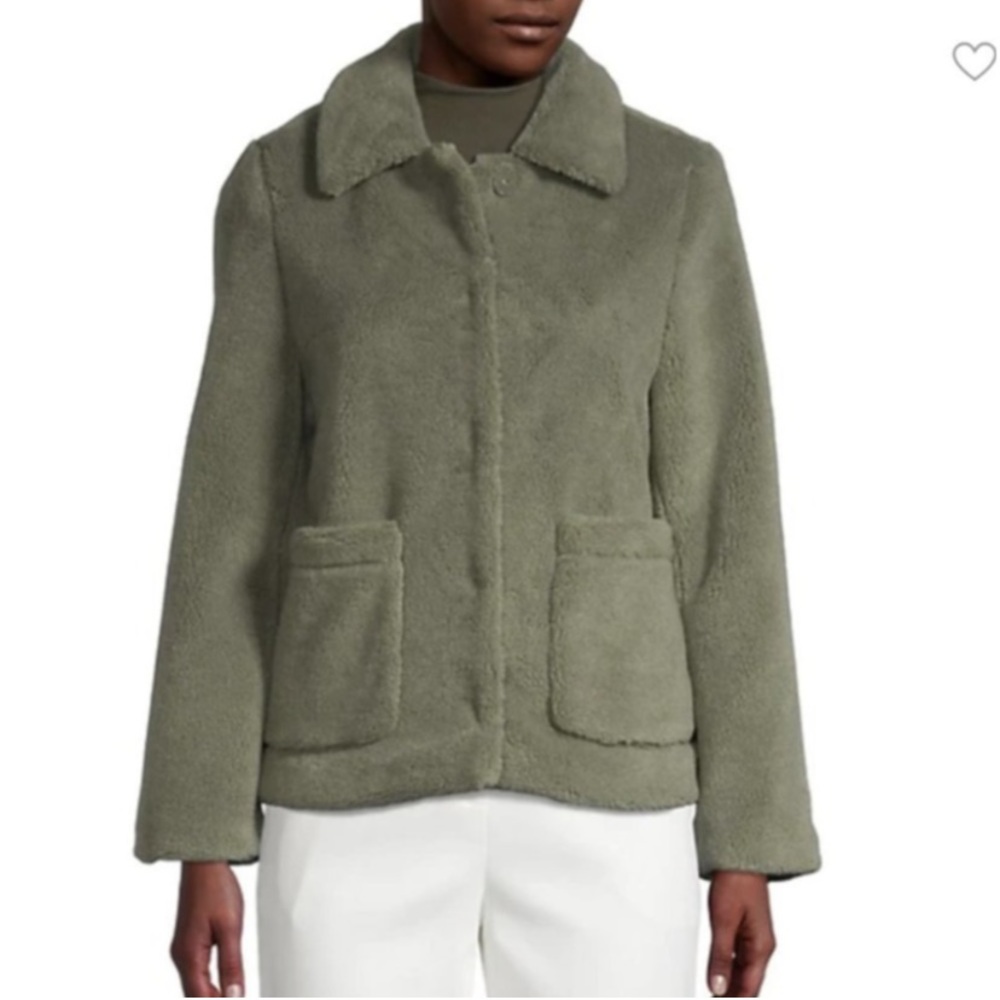 Rebecca Minkoff Harley Teddy Jacket in Green
